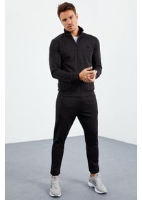 Herren Scuba Strick Sweatshirt und Hose Set