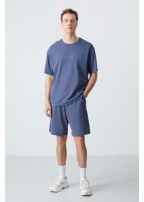 Herren &Uuml;bergr&ouml;&szlig;en Baumwollmischung T-Shirt und Shorts Set