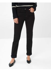 Brax Damen Five-Pocket-Hose Style CAROLA BLACK, schwarz, Gr. 42K