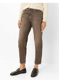 Brax Damen Five-Pocket-Hose Style MILEY S BRUNETTE, denim braun, Gr. 34K