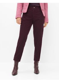 Brax Damen Cordhose Style MILEY S BLACKBERRY VIOLET, dunkles lila, Gr. 44