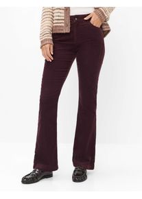 Brax Damen Cordhose Style SHAKIRA BLACKBERRY VIOLET, dunkles lila, Gr. 48