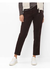 Brax Damen Cordhose Style MILEY S BRUNETTE, dunkelrot, Gr. 42