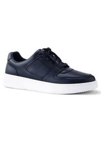 LANDS' END Leder-Sneaker, Herren, size: regular, Blau, Leder, by Lands' End