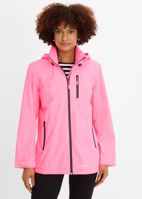 bonprix wasserabweisende reflektierende Funktions-Jacke, pink, Gr.52, Neon Funktions-Jacke mit vielen Rei&szlig;verschlusstaschen, bequem geschnitten