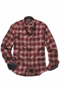 Mey & Edlich Mey & Edlich Herren Widerst&auml;ndiges Flanellhemd Rot 100 % Baumwolle