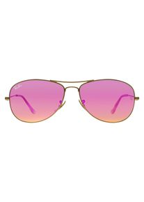 Ray-Ban Aviator Herren Gold Cyclamen Flash Sonnenbrille