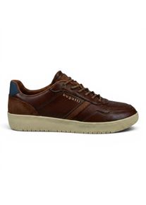 Bugatti Herren braune Leder-Mode-Komfort-Trainerschuhe &ndash; Llopart