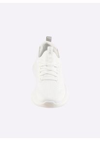 Heine sheego Gro&szlig;e Gr&ouml;&szlig;en Sneaker aus Textilstrick, wei&szlig;, Gr&ouml;&szlig;e 36 - Damen