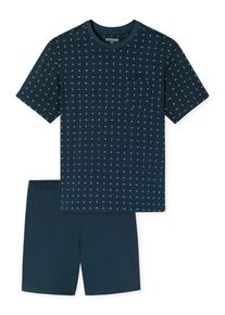 Schiesser Herren Pyjama Comfort EssentialsSchlafanzug, Pyjama Set, Nachtw&auml;sche