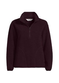 LANDS' END Teddy-Pullover mit Rei&szlig;verschluss f&uuml;r Damen in Petite-Gr&ouml;&szlig;e, Damen, size: petite, Gr&uuml;n, Polyester, by Lands' End