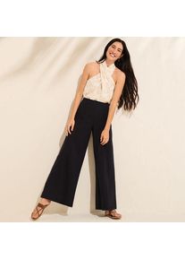 LANDS' END Starfish Palazzo-Hose f&uuml;r Damen, Damen, size: regular, Schwarz, Baumwoll-Mischung, by Lands' End