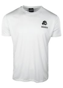 GUGGEN Mountain Herren Fitness Funktionsshirt T-Shirt Sport Outdoor Weiss