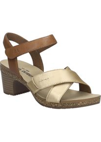 Josef Seibel Damen Sandale Grace 01 in gold-kombi