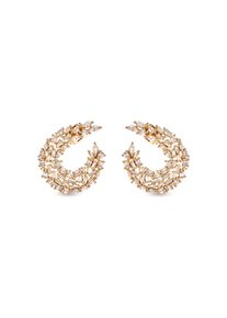 Luxenter Ohrringe aus Zirkonia mit 18 Karat Gelbgold-Finish &ndash; Isdro