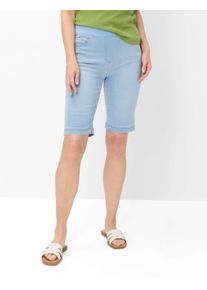 Raphaela by Brax Damen Bermuda Style PAMINA BERMUDA BLEACHED LIGHT BLUE SLIGHTUSED, denim hellblau, Gr. 36