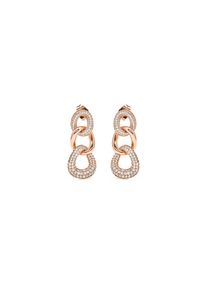 Luxenter Ohrringe mit Zirkonia-Brillanten, 18 Karat Gelbgold-Finish &ndash; Lik