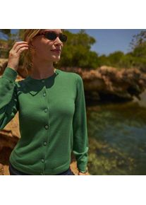 LANDS' END Merino-Cardigan f&uuml;r Damen, Damen, size: regular, Gr&uuml;n, by Lands' End