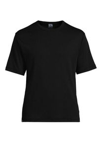 LANDS' END Supima-Shirt '63 aus Interlock-Baumwolle, Herren, size: regular, Blau, Baumwolle, by Lands' End