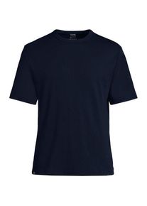 LANDS' END Supima-Shirt '63 aus Interlock-Baumwolle in Tall-Gr&ouml;&szlig;e, Herren, size: tall, Blau, Baumwolle, by Lands' End