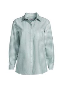 LANDS' END Langarm Oxford-Hemd f&uuml;r Damen in Petite-Gr&ouml;&szlig;e, Damen, size: petite, Gr&uuml;n, Baumwolle, by Lands' End