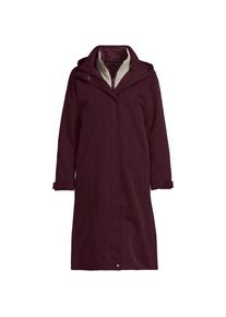 LANDS' END 4-in-1-Mantel f&uuml;r Damen, Damen, size: regular, Rot, Polyester, by Lands' End