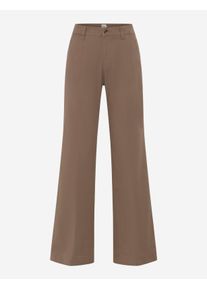 Brax Damen Five-Pocket-Hose Style MAINE WARM GREIGE, hellbraun, Gr. 34