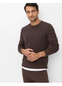 Brax Herren Strickpullover Style RICK chocolate, dunkelbraun, Gr. XXXL