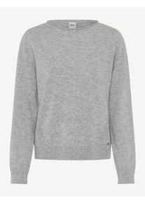 Brax Damen Pullover Style LISA cozy grey, hellgrau, Gr. 44