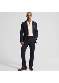 LANDS' END Classic Fit Business-Hose aus Leinenmix f&uuml;r Herren, Herren, size: regular, Blau, Leinen/Baumwoll-Mischung/Viskose-Mischung, by Lands' End