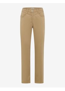 Raphaela by Brax Damen Five-Pocket-Hose Style CAREN NEW CAMEL, hellbraun, Gr. 42K