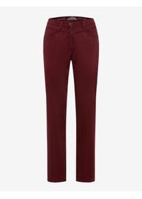 Raphaela by Brax Damen Five-Pocket-Hose Style CAREN NEW BURGUNDY, dunkelrot, Gr. 50K