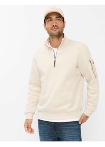 Brax Herren Troyer Style SION oat, Altwei&szlig;, Gr. XS