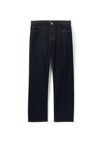 LANDS' END Stretch-Denim Jeans mit Komfortbund, Classic Fit, Herren, size: regular, Blau, Baumwoll-Mischung, by Lands' End