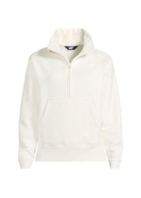 LANDS' END Sweatshirt SERIOUS SWEATS mit Rei&szlig;verschluss f&uuml;r Damen, Damen, size: regular, Elfenbein, Baumwoll-Mischung/Polyester-Mischung, by Lands' End