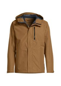 LANDS' END Verstaubare wasserdichte Regenjacke f&uuml;r Herren, Herren, size: regular, Beige, Polyester, by Lands' End