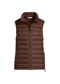 LANDS' END Ultraleichte verstaubare Wanderweight-Daunenweste f&uuml;r Herren, Herren, size: regular, Braun, Polyester/Nylon/Daunen, by Lands' End