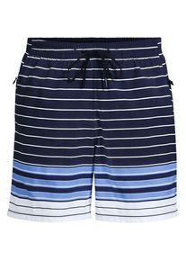 LANDS' END Badeshorts mit Hydroliner f&uuml;r Herren, 18 cm, Herren, size: regular, Blau, by Lands' End