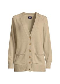 LANDS' END Relaxter V-Cardigan DRIFTER f&uuml;r Damen, Damen, size: regular, Elfenbein, Baumwolle, by Lands' End