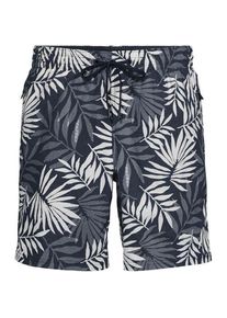 LANDS' END Badeshorts mit Hydroliner f&uuml;r Herren, 18 cm, Herren, size: regular, Blau, by Lands' End