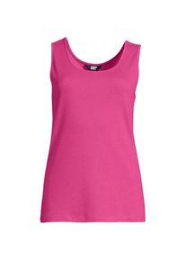 LANDS' END &Auml;rmelloses Top aus Baumwolle f&uuml;r Damen, Damen, size: regular, Pink, Baumwolle, by Lands' End