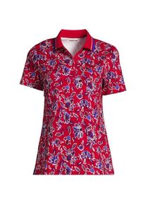 LANDS' END Supima-Poloshirt f&uuml;r Damen, Damen, size: regular, Rot, Baumwolle, by Lands' End