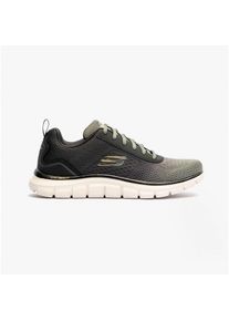 Skechers 232399/olbk Track-ripkent Herren Schn&uuml;rtrainer Oliv/schwarz/dunkel Natural