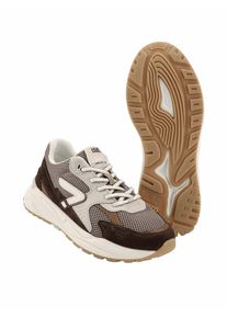 Hub Herren Sneaker Grid Braun 40 % Mesh, 40 % Wildleder, 20 % Rindleder