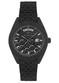 Philipp Plein Date Superlative Gent Herren Schwarz Uhr PWPVA0624