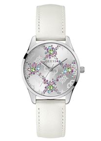 Guess Luster Damen Wei&szlig;er Uhr GW0837L1
