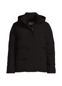 LANDS' END Wasserabweisende Daunenjacke f&uuml;r Damen in Plus-Gr&ouml;&szlig;e, Damen, size: plus, Schwarz, Nylon/Daunen, by Lands' End