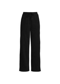 LANDS' END Jogginghose mit geradem Bein SERIOUS SWEATS f&uuml;r Damen, Damen, size: regular, Schwarz, Baumwoll-Mischung/Polyester-Mischung, by Lands' End