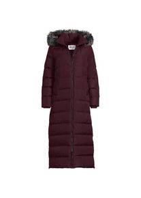 LANDS' END Maxi-Daunenmantel mit Kapuze f&uuml;r Damen, Damen, size: regular, Rot, Polyester, by Lands' End
