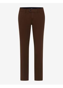Eurex By Brax Eurex Herren Flatfronthose Style JIM, dunkelbraun, Gr. 60